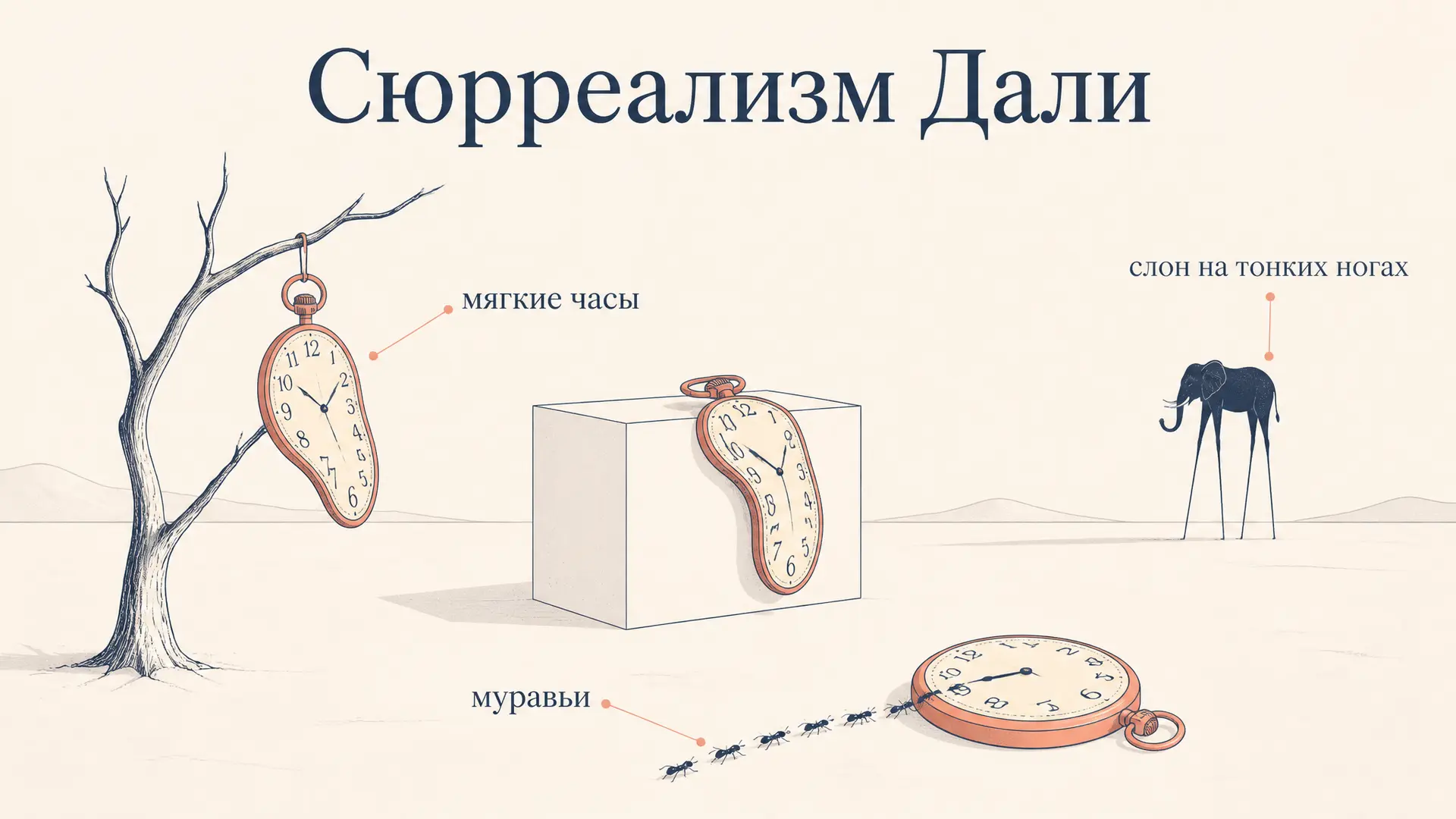 Сюрреализм Дали: символы и параноидальный метод