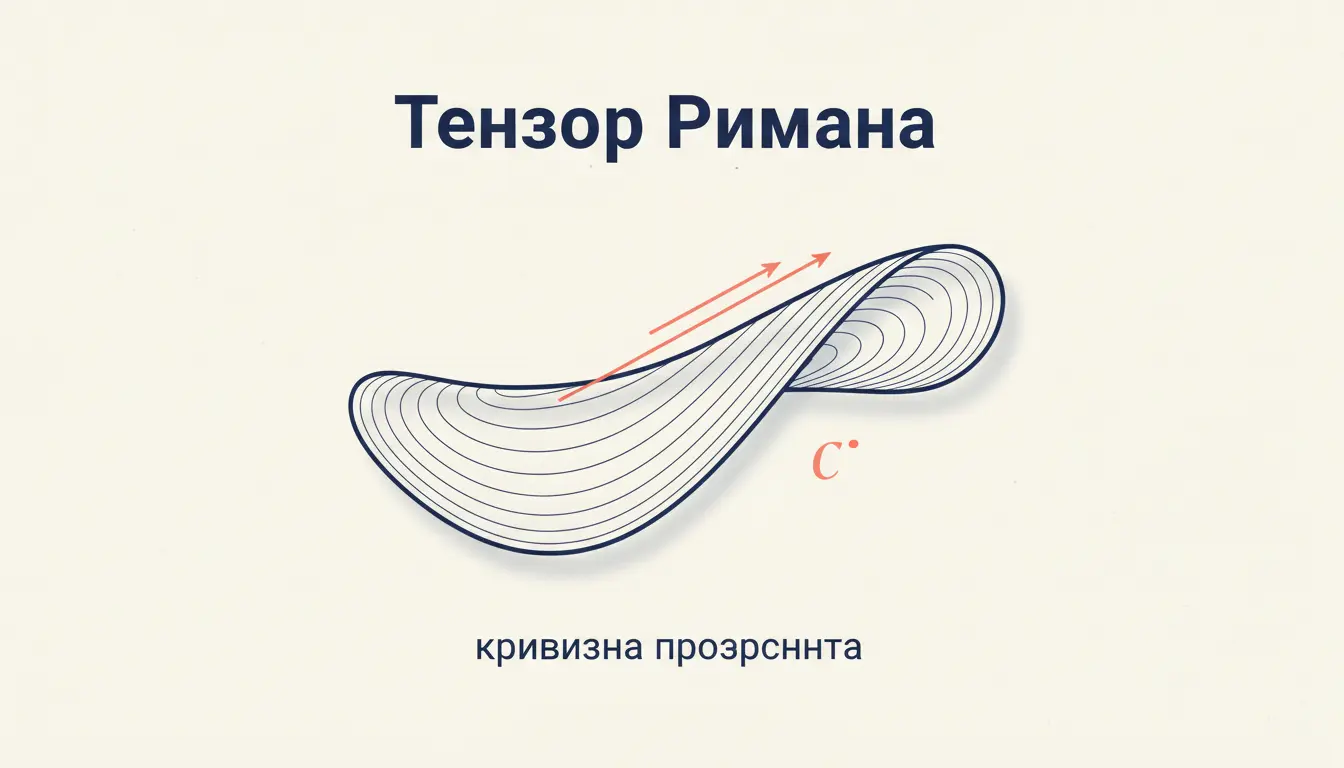 Тензор кривизны Римана: формулы, симметрии и роль в ОТО