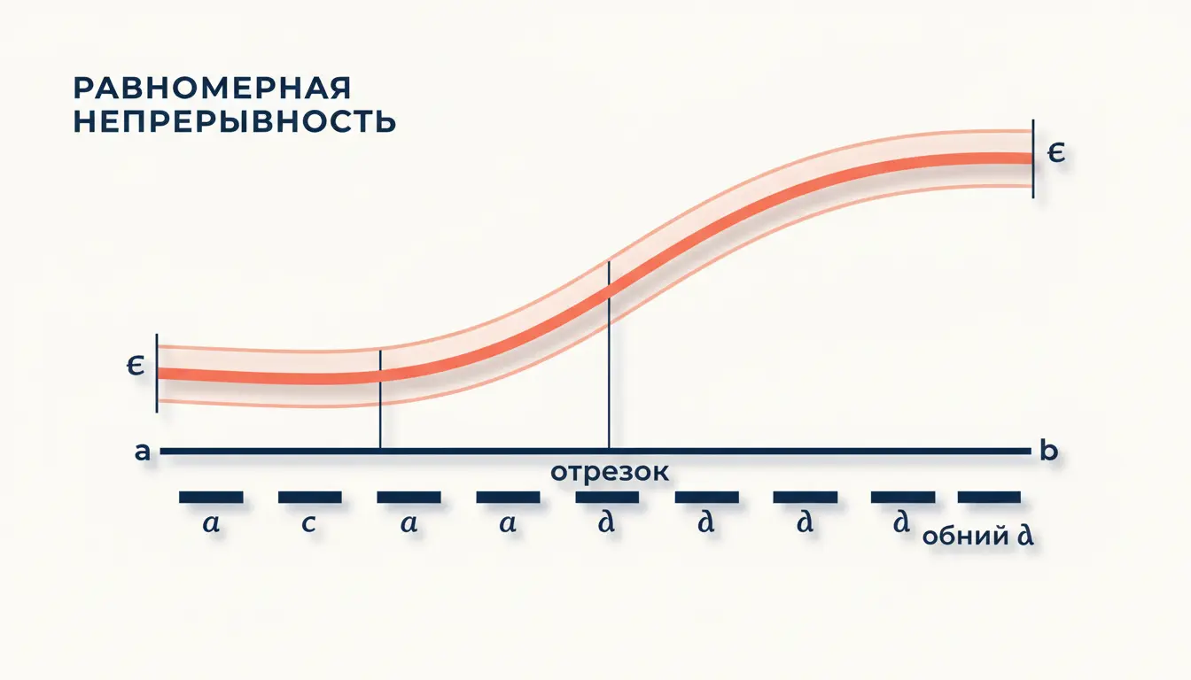 Теорема Кантора о равномерной непрерывности: доказательство
