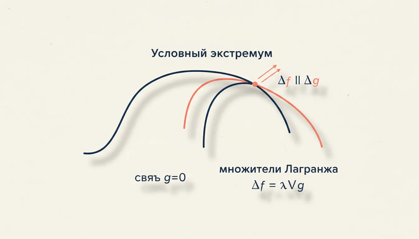 Условный экстремум: множители Лагранжа без зубрёжки