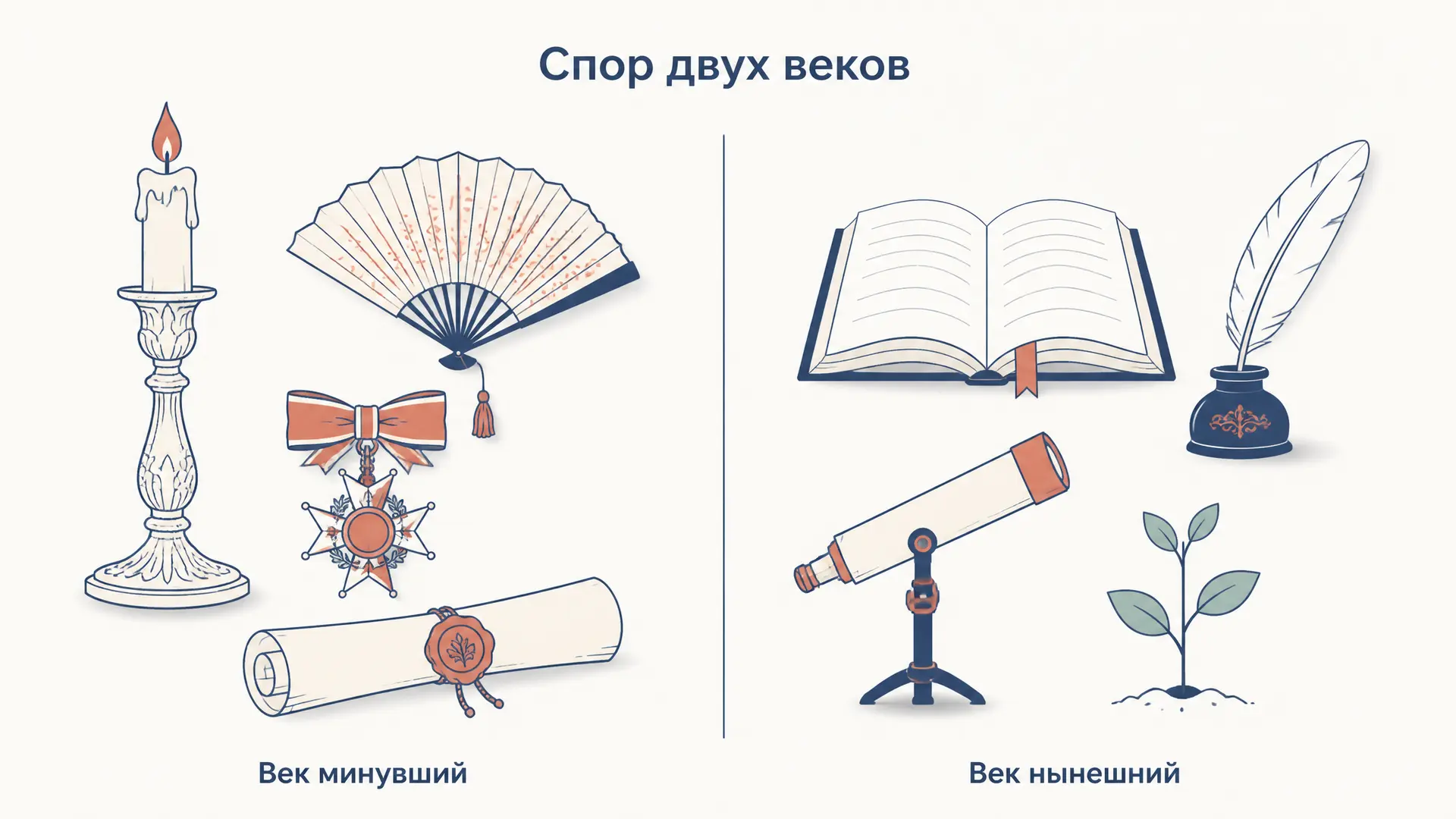 Век нынешний и век минувший: конфликт в «Горе от ума»
