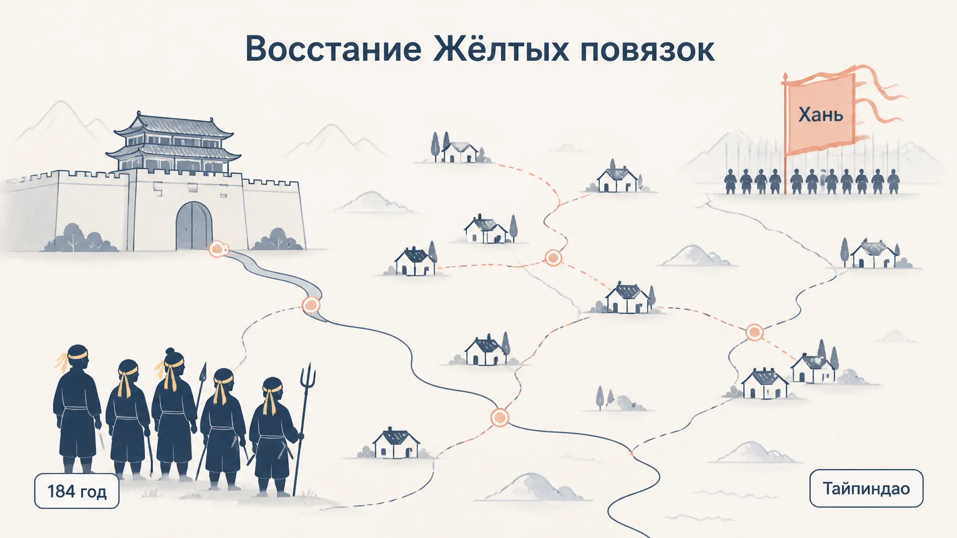 Восстание Жёлтых повязок: причины и последствия