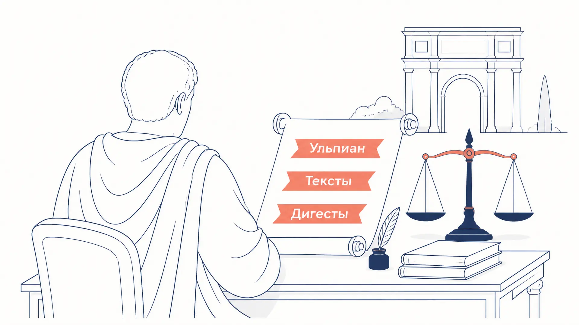 Юрист Ульпиан: идеи, труды и место в Дигестах