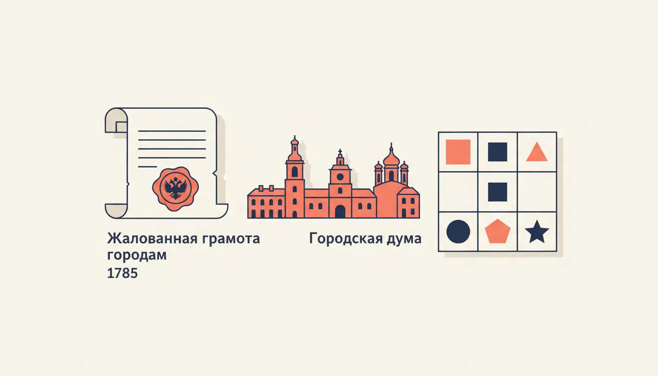 Жалованная грамота городам 1785: содержание кратко