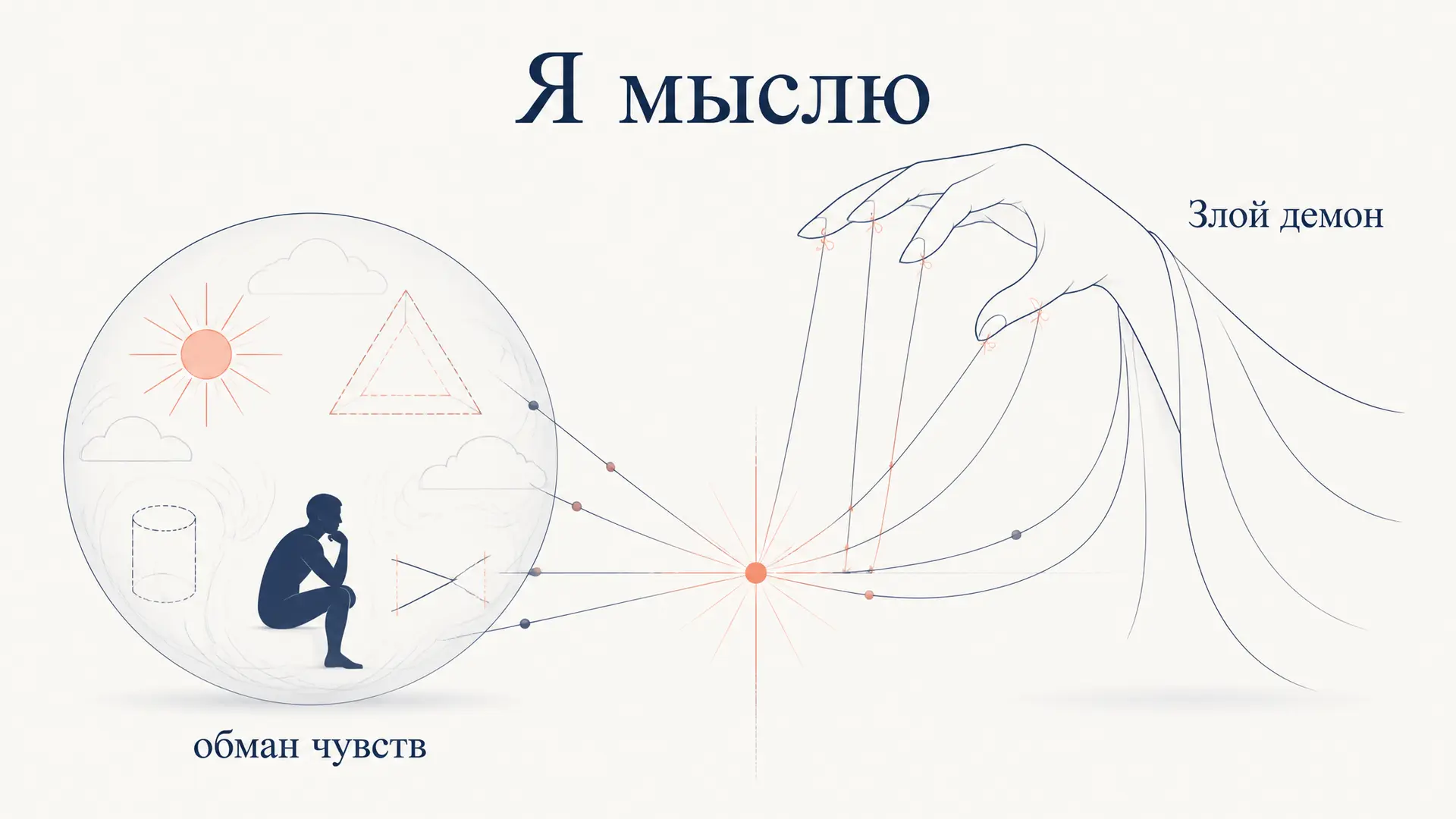 Злой демон Декарта: мысленный эксперимент о сомнении