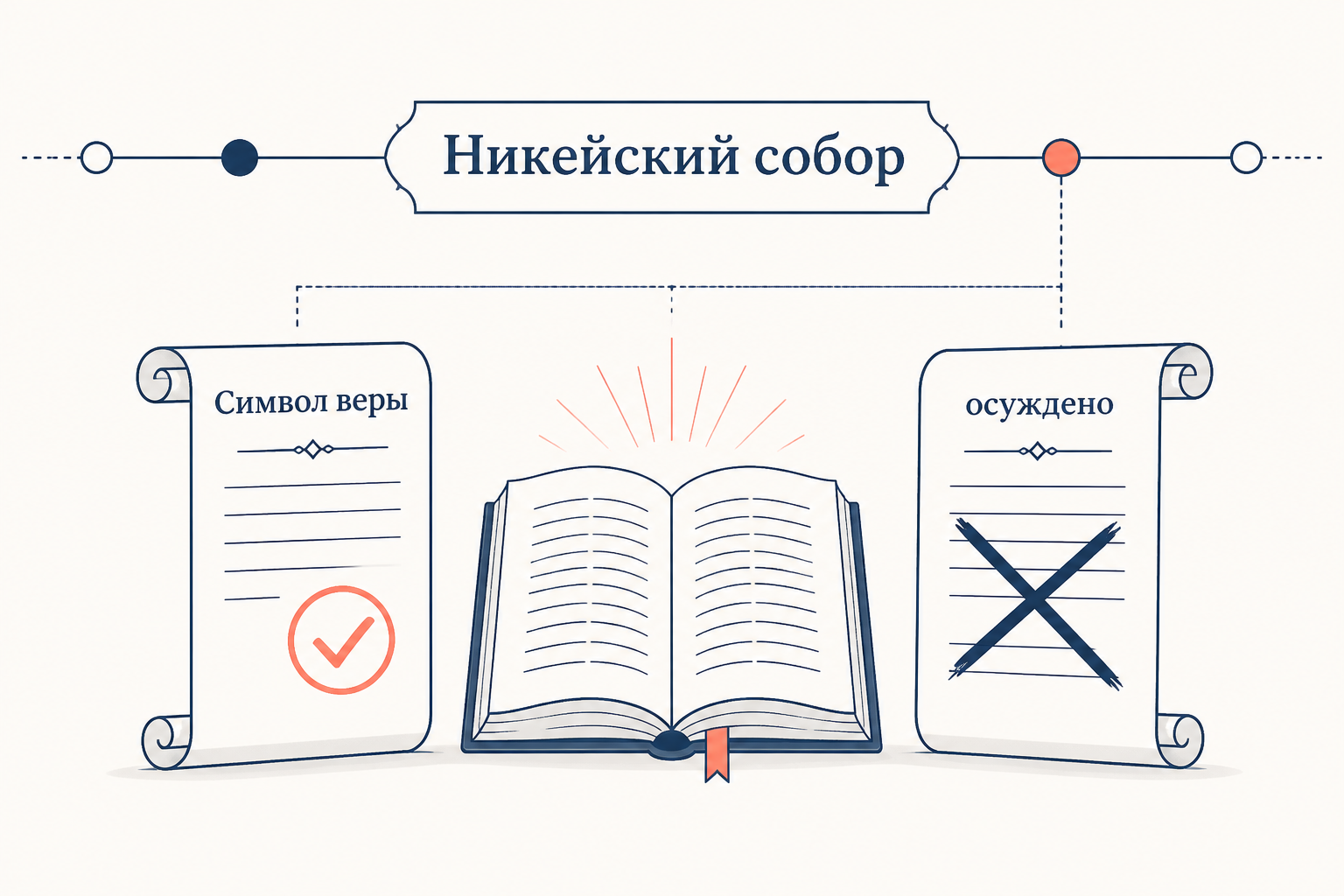 Никейский собор: принятый Символ веры и осуждённое учение Ария