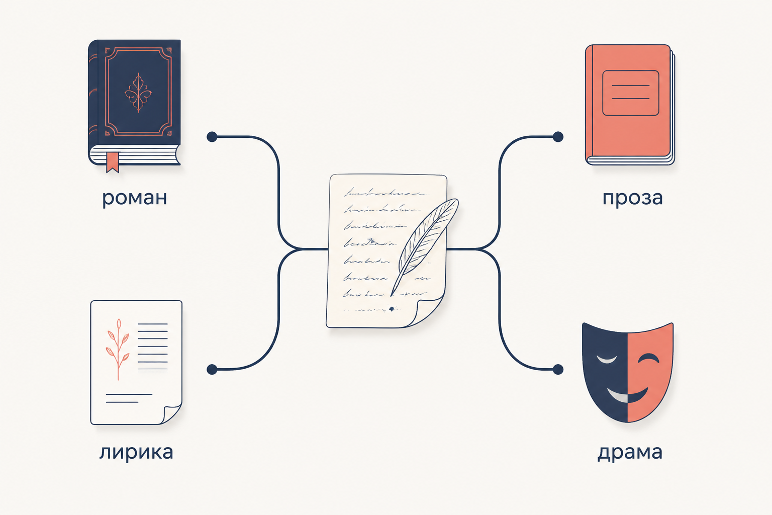 Разные жанры расходятся от одной болдинской рукописи