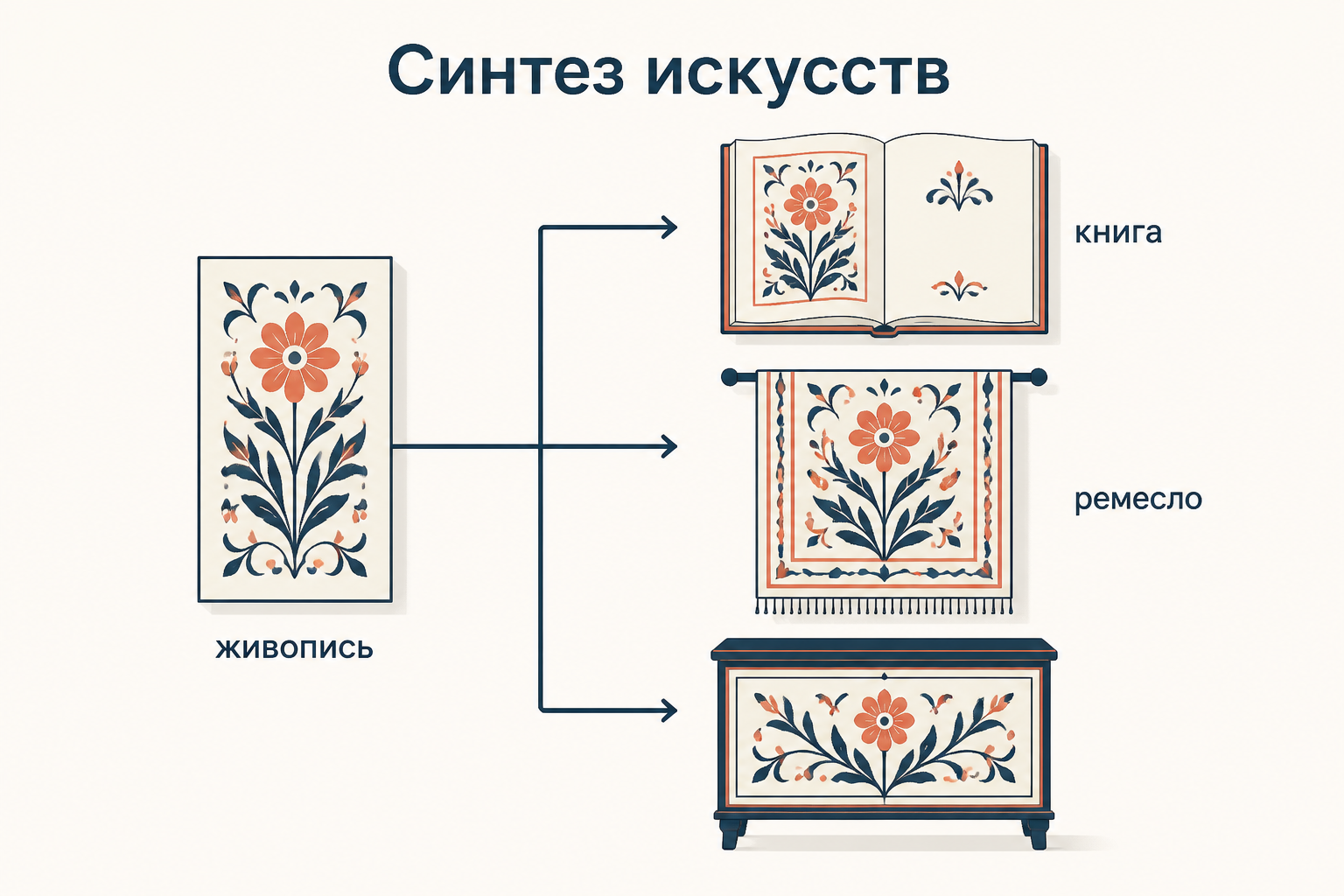 От живописи к текстилю, книге и орнаменту: прерафаэлитская идея синтеза искусств