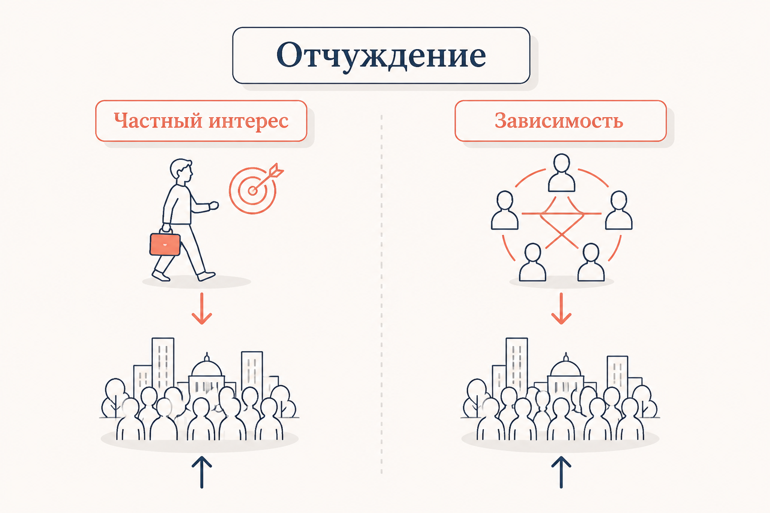 Противоречие отчуждения: частный интерес и всеобщее в системе потребностей