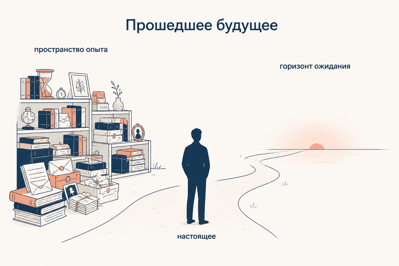 Пространство опыта и горизонт ожидания: человек в настоящем между накопленным прошлым и открытым будущим