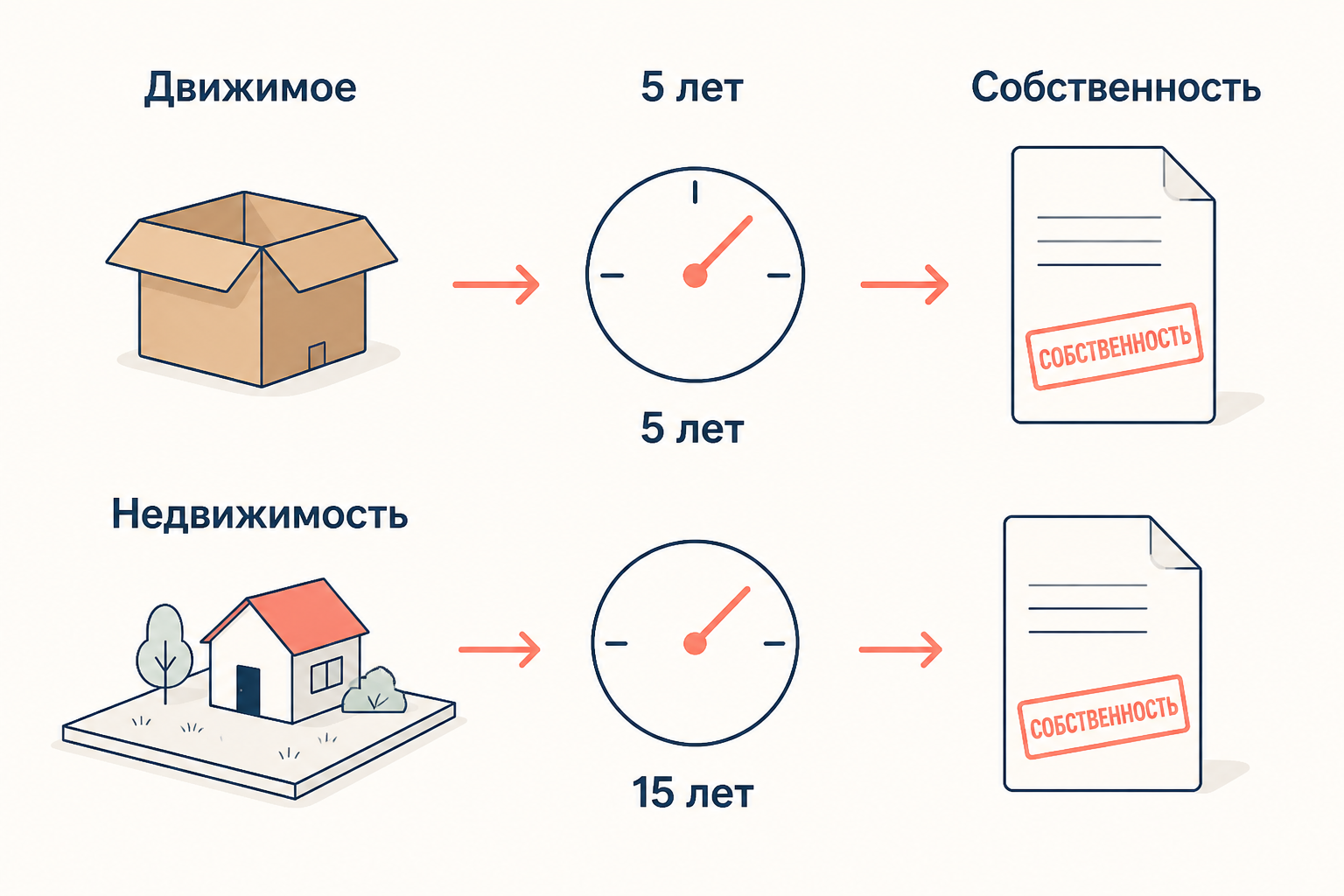 Механизм приобретения бесхозяйного имущества