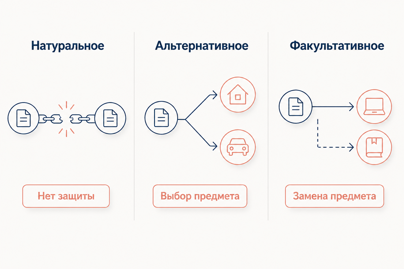 Сравнение видов нетипичных обязательств в гражданском праве