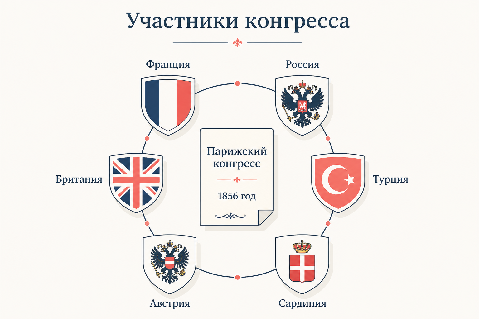 Участники Парижского конгресса 1856 года