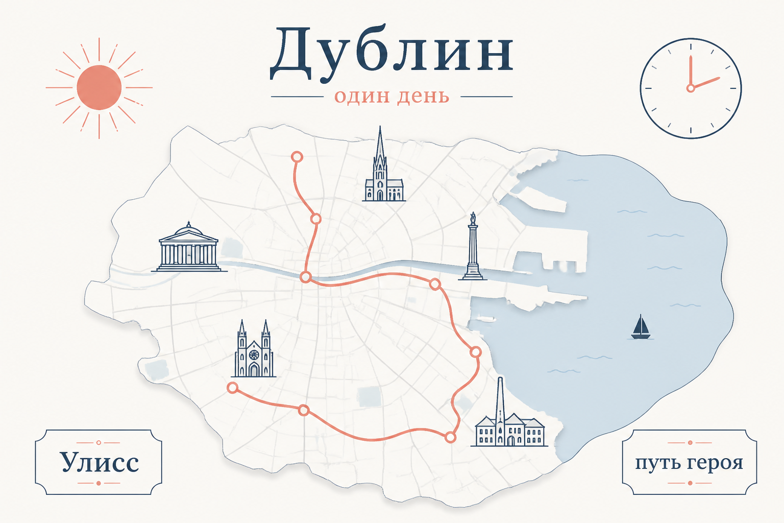 Дублин одного дня как пространство романа Улисс и поток восприятия героя