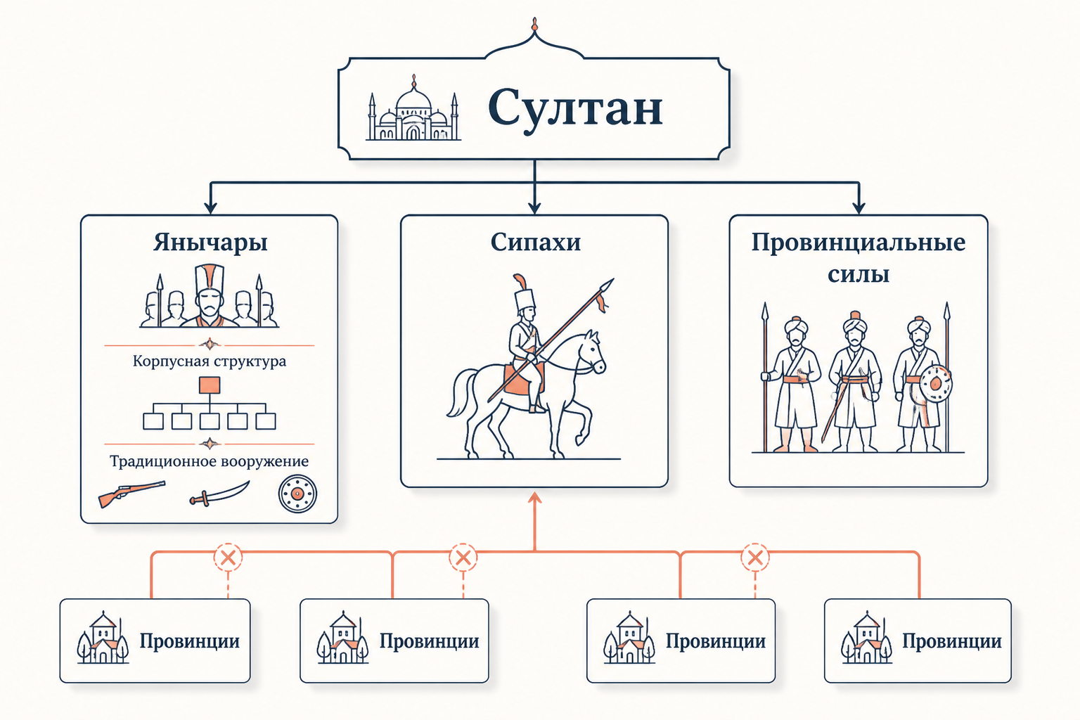 Османская военная организация до реформ Селима III