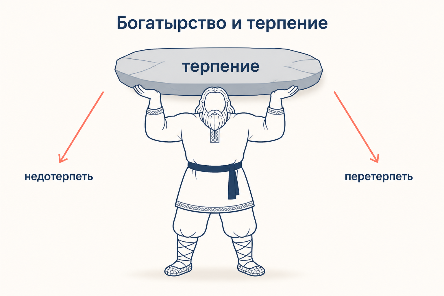 Богатырство и терпение: мера, между недотерпеть и перетерпеть