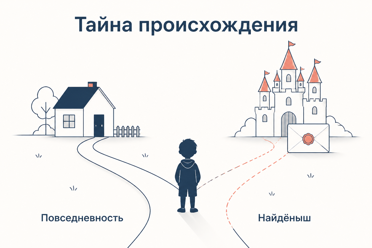 Сюжет найдёныша: тайна происхождения ведёт героя к признанию