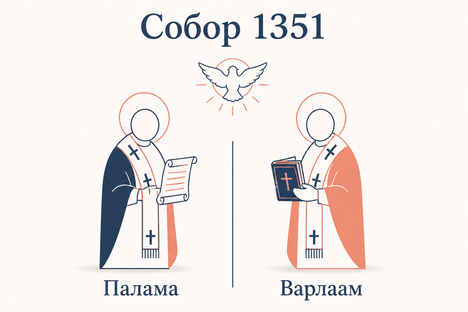 Противостояние Григория Паламы и Варлаама на церковных соборах XIV века