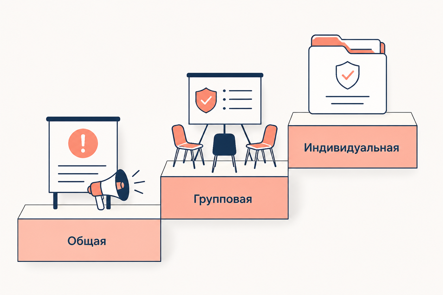 Схема многоуровневой виктимологической профилактики