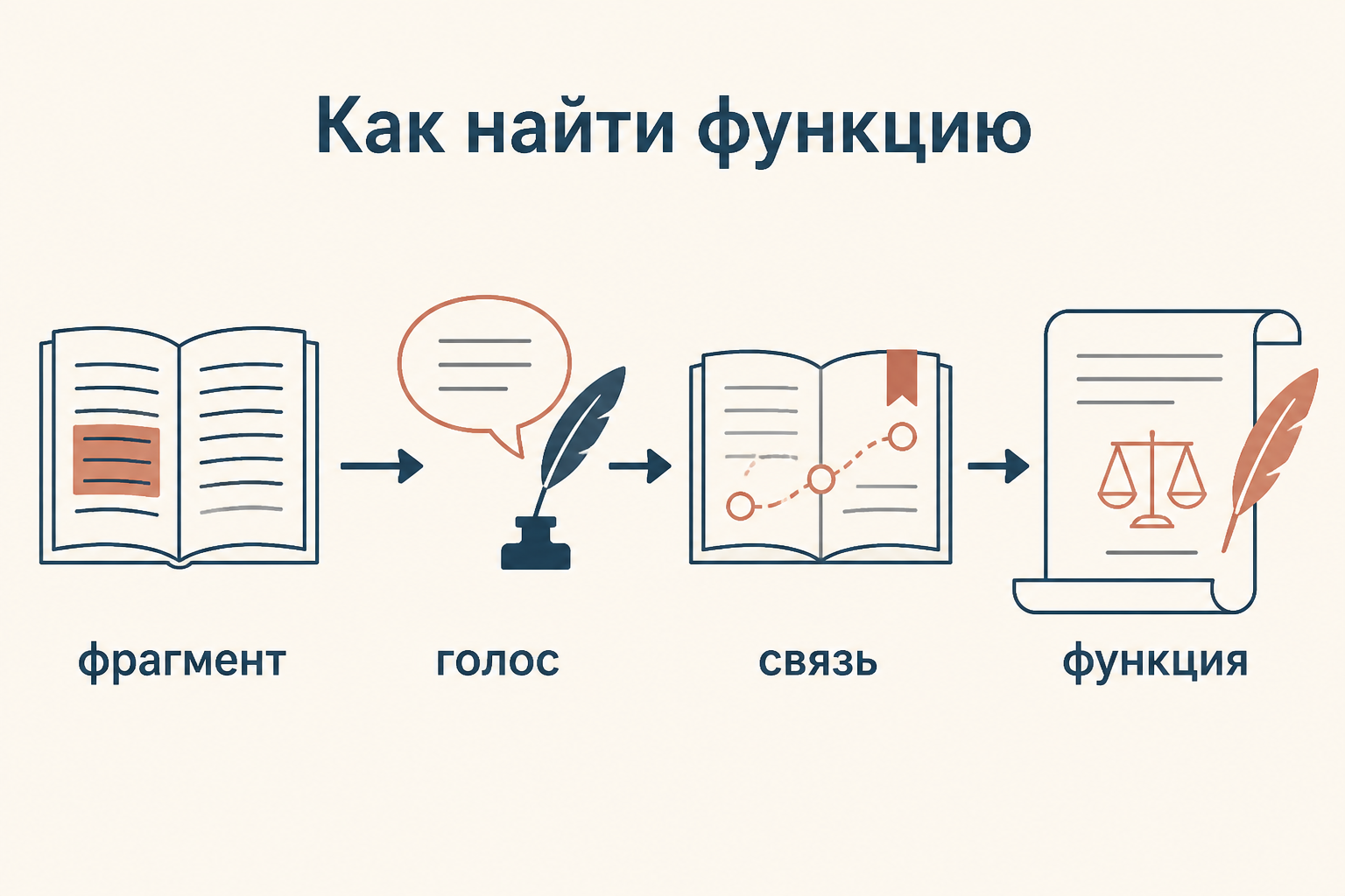 Карта анализа внесюжетного элемента: фрагмент, голос, связь и функция