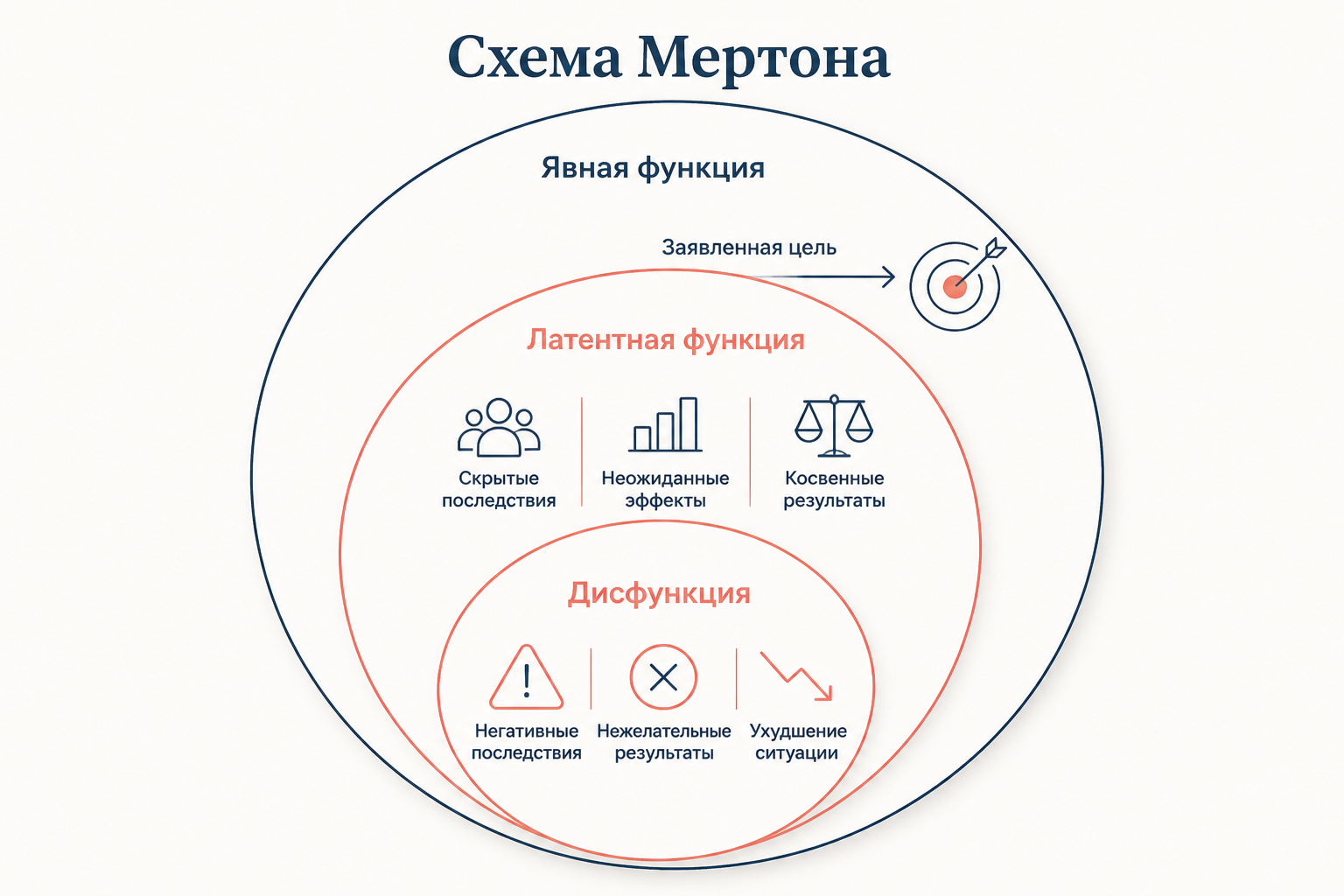 Явные и латентные функции: схема Мертона